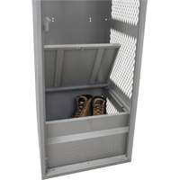Gear Locker, Steel, 24" W x 24" D x 72" H, Grey Oxford Builders Supplies Inc