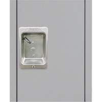 Lockers, 3 -tier, 12" x 18" x 86", Steel, Grey, Knocked Down Oxford Builders Supplies Inc