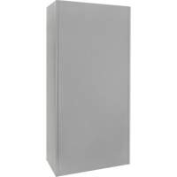Wardrobe Storage Cabinet, Steel, 36" W x 18" D x 72" H, Grey Oxford Builders Supplies Inc
