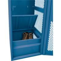 Gear Locker with Door, Steel, 24" W x 24" D x 72" H, Dark Blue Oxford Builders Supplies Inc