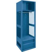 Casier pour &eacute;quipement, Acier, 24" la x 24" p x 72" h, Bleu fonc&eacute; Oxford Builders Supplies Inc