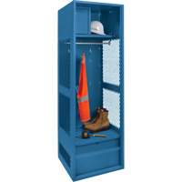 Casier pour &eacute;quipement, Acier, 24" la x 24" p x 72" h, Bleu fonc&eacute; Oxford Builders Supplies Inc