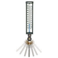 Variable Angle Industrial Thermometers, Contact, Analogue, 0-120°F (-17-49°C) Oxford Builders Supplies Inc