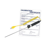 Needle Tip Thermocouple Probe with Calibration Certificate, 600 °C (1112°F) Max. Temp. Oxford Builders Supplies Inc