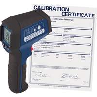 Thermom&egrave;tre &agrave; infrarouge avec certificat de calibration, -31°- 1202° F ( -35° - 650° C ), 12:1, &eacute;missivit&eacute; Ajustable Oxford Builders Supplies Inc