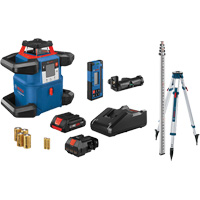 Revolve4000 Connected Self-Leveling Horizontal Rotary Laser Kit, 4000' (1219.2 m), 635 Nm Oxford Builders Supplies Inc