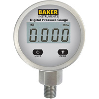 B5000 Series Pressure Gauge, 2-1/2" , 0 - 103.4 kPa/0 - 15 psi/0 - 416 in. w.c., Bottom Mount, Digital Oxford Builders Supplies Inc