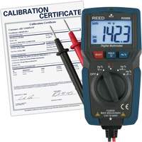 Compact Multimeter with Non-Contact Voltage and Calibration Certificate, AC/DC Voltage, AC/DC Current Oxford Builders Supplies Inc