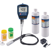 pH/mV Meter with Buffer Solution & Power Adapter Kit Oxford Builders Supplies Inc