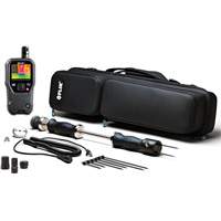 Professional Imaging Moisture Kit with Hammer & Wall Cavity Probe, 7 - 100% Moisture Range, 32°- 122° F ( 0° - 50° C ) Temperature Range Oxford Builders Supplies Inc