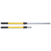 Hygen Quick Connect Short Handle, Aluminum, Quick-Connect Tip, 2" Diameter, 40" Length Oxford Builders Supplies Inc