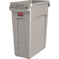 Slim Jim&reg; Vented Containers, Deskside, Polyethylene, 16 US gal. Oxford Builders Supplies Inc