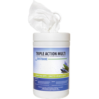 Lingettes d&eacute;sinfectantes Triple Action Multi, 7" x 8", 120 lingettes Oxford Builders Supplies Inc