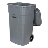 Bac d'ordures roulant, Poly&eacute;thyl&egrave;ne, 65 gal. US Oxford Builders Supplies Inc