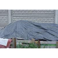 B&acirc;che, Usage industriel l&eacute;ger, Noir, 6' x 8' x 8 mils Oxford Builders Supplies Inc