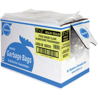 Sacs &agrave; d&eacute;chets alimentaires, T-Fort, 35" la x 50" lo, 0,92 mils, Transparent Oxford Builders Supplies Inc