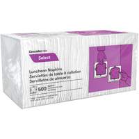 Serviettes de table &agrave; pli 1/4 Pro Select, 1 pli, 12,5" x 11,5" Oxford Builders Supplies Inc