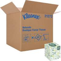 Papiers-mouchoirs Naturals Boutique* de Kleenex, 2 pli, 7,8" lo x 8,3" la, 95 feuilles/boîte Oxford Builders Supplies Inc