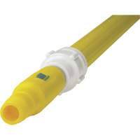 Deck Scrub Handle, Brush/Pad Holder, Yellow, Telescopic, 62"-113" L Oxford Builders Supplies Inc