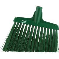 T&ecirc;te de balai oblique, Crins Extra-ferme, 12", Polyester, Vert Oxford Builders Supplies Inc