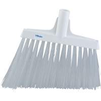 T&ecirc;te de balai oblique, Crins Extra-ferme, 12", Polyester, Blanc Oxford Builders Supplies Inc