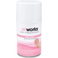 AirWorks&reg; Metered Air Fresheners, Fresh Baby Powder, Aerosol Can Oxford Builders Supplies Inc