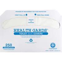 Couvre-si&egrave;ges de toilettes pli&eacute;s en deux Health Gards Oxford Builders Supplies Inc
