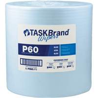 TaskBrand&reg; P60 Premium Series Wipers, All-Purpose, 13" L x 12" W Oxford Builders Supplies Inc