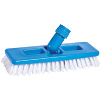 Universal Scrub & Grout Brush, 9" L, Polypropylene Bristles, White Oxford Builders Supplies Inc