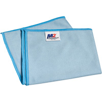 Chiffon de nettoyage pour vitres, Microfibre, Bleu Oxford Builders Supplies Inc