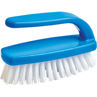 Nail Cleaning Brush, 4" L, Synthetic Bristles, Blue/White Oxford Builders Supplies Inc