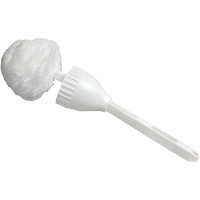 Lavette &agrave; cuvettes avec coupelle, 14-1/2" l, Soies Acrylique, Blanc Oxford Builders Supplies Inc