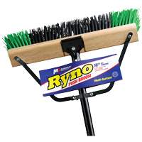 Balai-brosse &agrave; manche renforc&eacute; Ryno, 18", Ferme, Soies PVC Oxford Builders Supplies Inc
