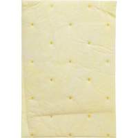 High Capacity Chemical Sorbent Pad, Hazmat, 14.5" x 9.25", 26.3 gal Absorbancy Oxford Builders Supplies Inc