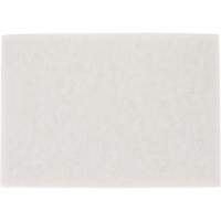 TopLine Speed Floor Pad, 14" x 20", Buffing/Cleaning/Polish, White Oxford Builders Supplies Inc