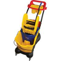 Multifunctional Mop Trolley, Down Press, 9.5 US Gal.(38 Quart), Yellow Oxford Builders Supplies Inc