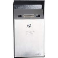 Cendrier, Montage mural, Acier inoxydable, Capacit&eacute; 1 Litre, Hauteur 11-4/5" Oxford Builders Supplies Inc