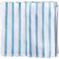 Disposable Single-Use Cloths, Microfibre, Blue/White Oxford Builders Supplies Inc