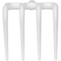 Fourche hygi&eacute;nique, Plastique, Blanc Oxford Builders Supplies Inc