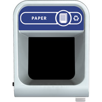 Configure Paper Waste Container, Bulk/Curbside/Deskside, Steel, 45 US gal. Oxford Builders Supplies Inc