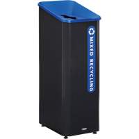 Sustain Mixed Recycling Container, Bulk, Plastic, 15 US gal. Oxford Builders Supplies Inc