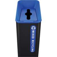 Sustain Mixed Recycling Container, Bulk, Plastic, 15 US gal. Oxford Builders Supplies Inc