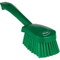 Brosse &agrave; r&eacute;curer avec manche court, Soies Doux, Longueur de 10-1/2", Vert Oxford Builders Supplies Inc