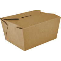 Kraft Take Out Food Containers, Corrugated, Rectangular Oxford Builders Supplies Inc
