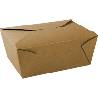 Kraft Take Out Food Containers, Corrugated, Rectangular Oxford Builders Supplies Inc