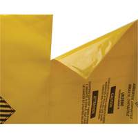 Doublures pour d&eacute;chets dangereux, Amiante, 40" lo x 35" la, 3 mils Oxford Builders Supplies Inc