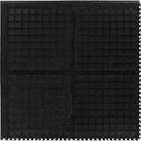 Hog Heaven III Comfort Modular Centre Tile, Corrugated, 3' x 3' x 3/4", Black, Nitrile Oxford Builders Supplies Inc