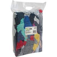 Recycled Material Wiping Rags, Cotton, Mix Colours, 10 lbs. Oxford Builders Supplies Inc