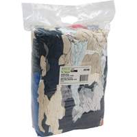 Recycled Material Wiping Rags, Fleece, Mix Colours, 10 lbs. Oxford Builders Supplies Inc