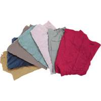 Recycled Material Wiping Rags, Fleece, Mix Colours, 10 lbs. Oxford Builders Supplies Inc